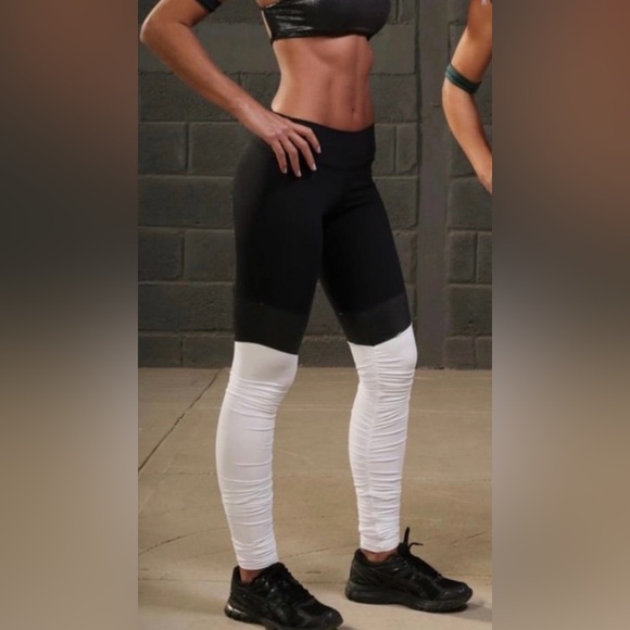 Port de Bras Colorblock Leggings Size S - Picture 2 of 6